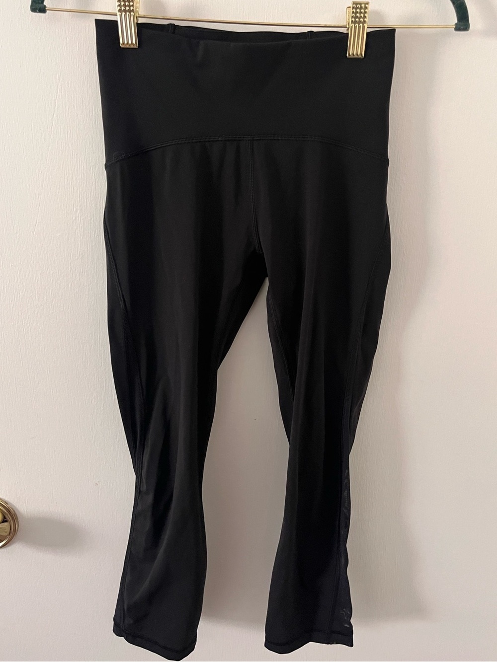 Lululemon Black Crop Leggings Size 4